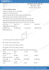 Đề kiểm tra giữa kì 1 Toán 4 - Đề số 5